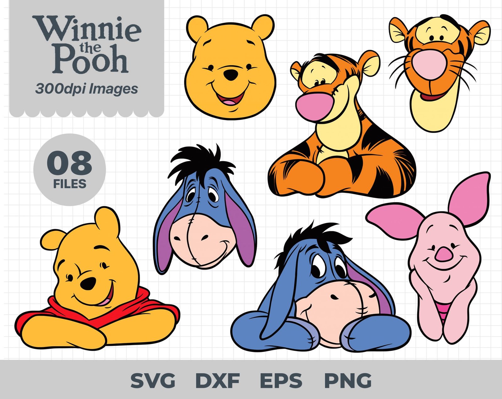 Winnie The Pooh Svg Winnie The Pooh Svg Bundle Disney Svg Tigger Svg