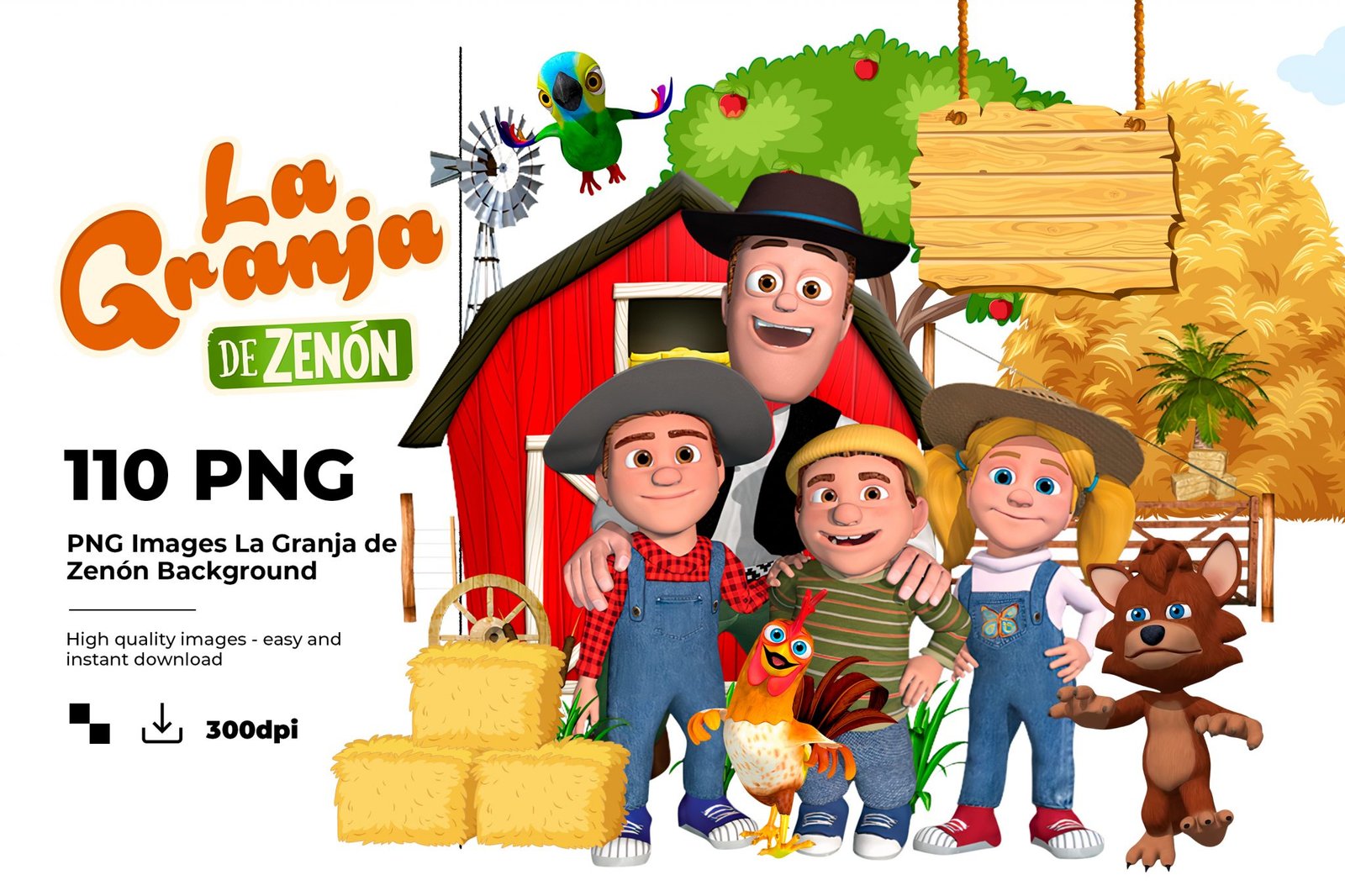 La Granja De Zenon Characters Clipart La Granja De Zenon Clip Art La