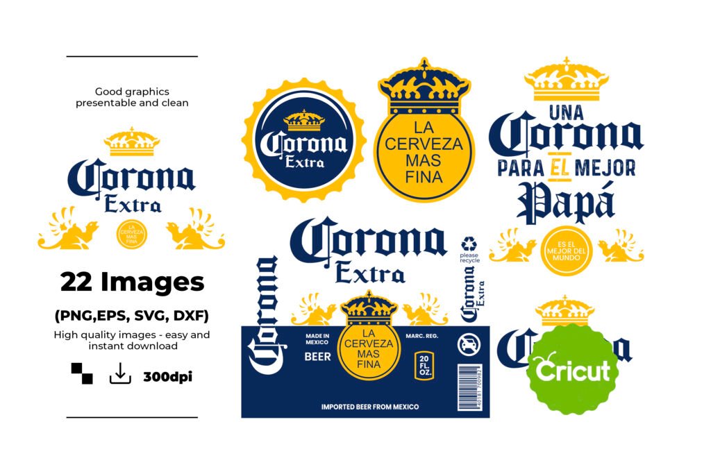 Corona PNG, Corona Extra Beer Logo SVG Bundle, Corona Beer Svg, Beer ...