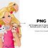 Barbie, Barbie PNG, Barbie characters, Barbie images, Barbie Clipart , Sublimation , Instant download, High resolution - Imagen 2