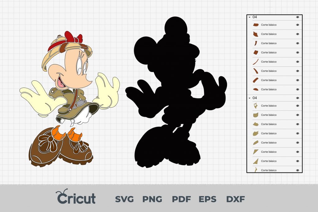 Mickey Safari SVG, Mickey SVG, Minnie SVG, Pluto Svg, Daisy Svg, Donald