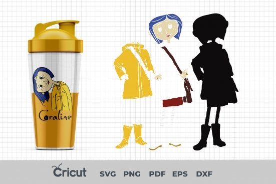 Coraline, Coraline Svg, Eps, Pdf, Png, Coraline Bundle, Coraline Cricut, Coraline Characters, Silhouette, Sublimation, High Resolution, Instant Download - Imagen 2