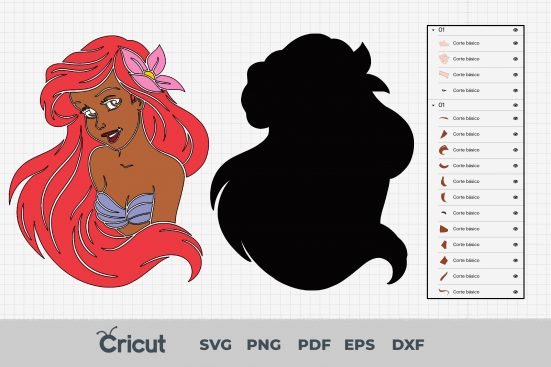 African American Princess SVG, Black Princess, Elsa svg, Cinderella svg, Moana svg, Snow White svg, Jasmine svg, Ariel svg, Alice svg, Layer - Imagen 2