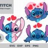 Stitch svg, Lilo and stitch svg, Lilo svg, Stitch And Angel svg, Stitch love svg, Stitch Valentines svg, Stitch Cut Files