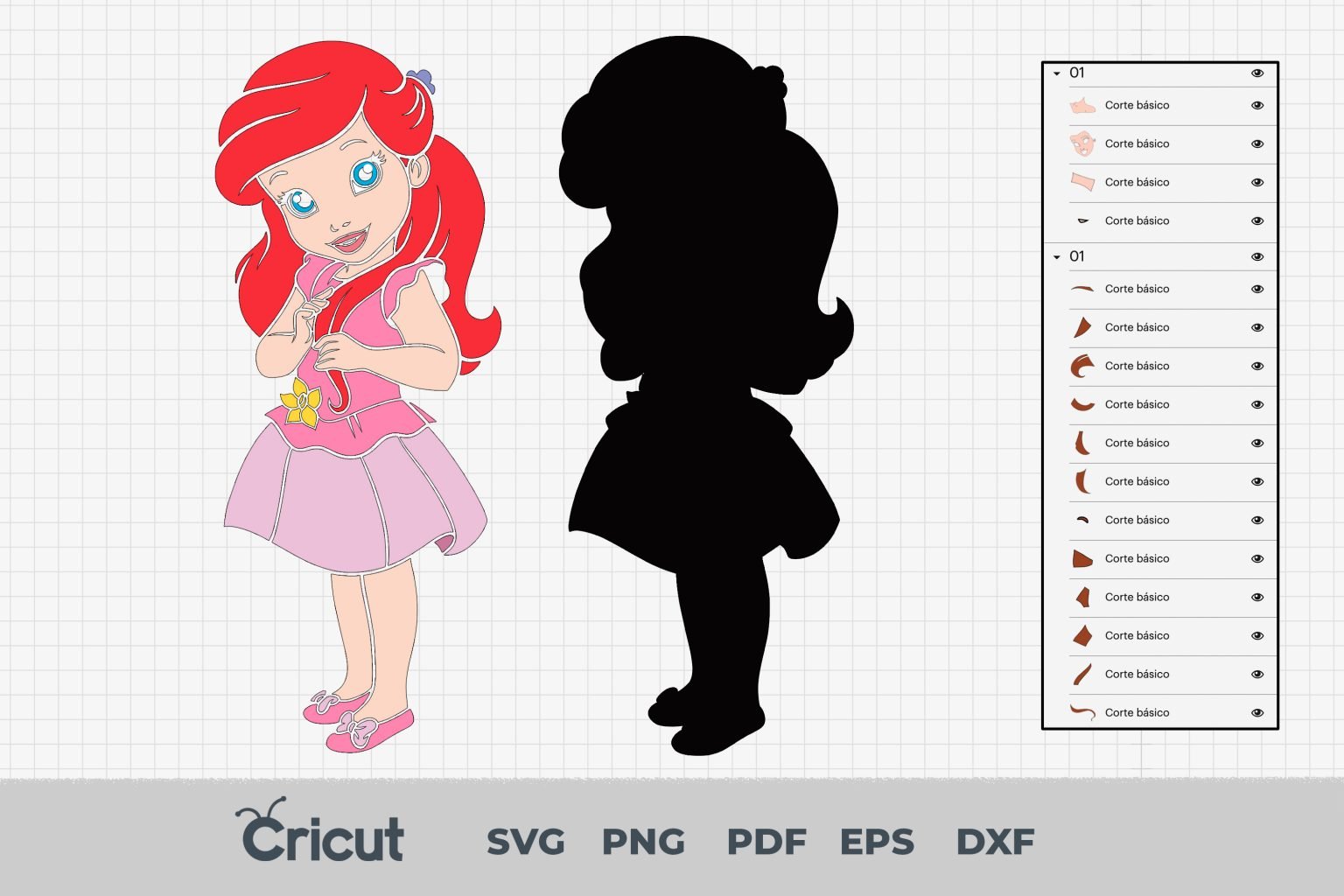 Baby Disney Princess Svg Disney Princess Bundle Svg Baby Disney