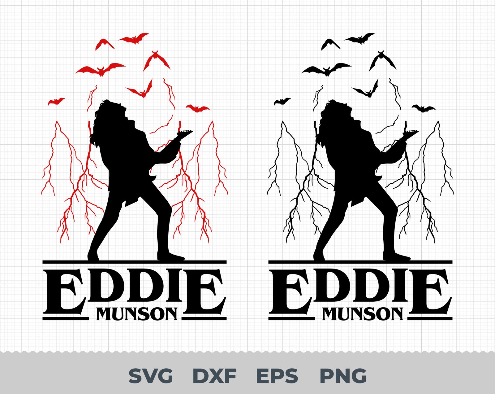 Stranger Things Eddie Svg