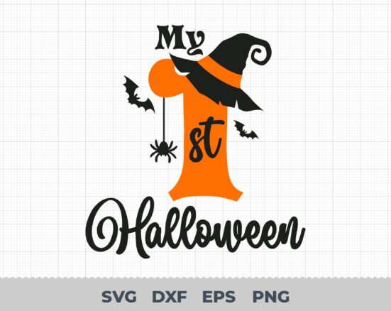 My 1 St Halloween SVG, Halloween SVG, SVG Cut File