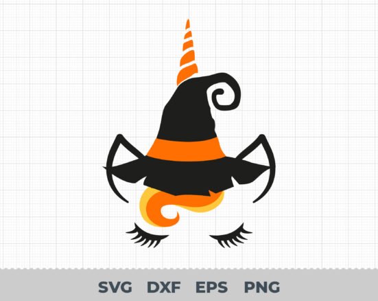 Unicorn Halloween, Halloween SVG, SVG Cut File