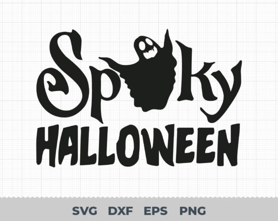 Spooky Halloween SVG, Halloween SVG, SVG Cut File