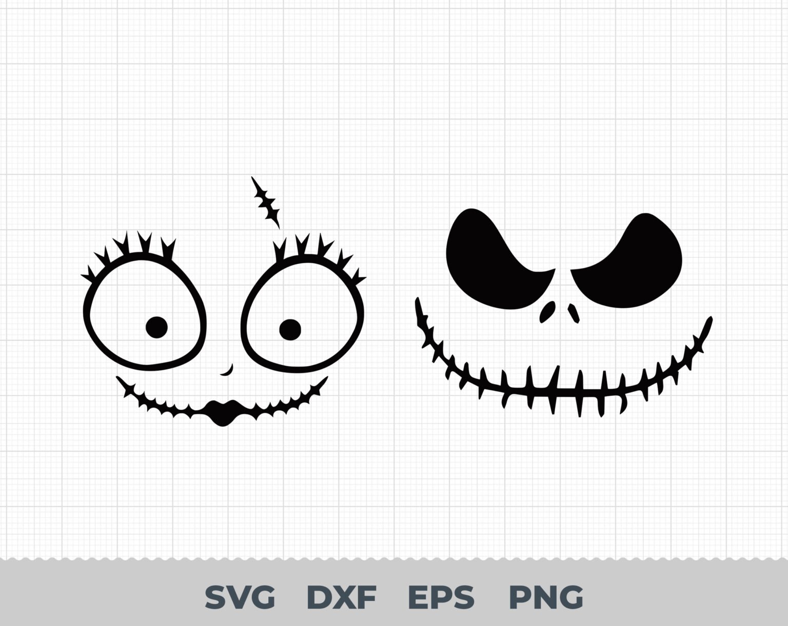 Jack And Sally SVG, Halloween svg, Jack And Sally SVG Cut File ...