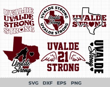 Uvalde Strong SVG