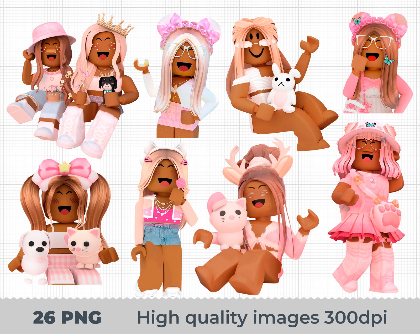 Roblox Girl png images