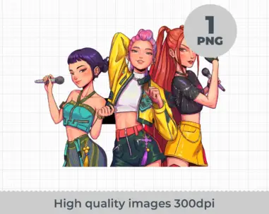 Demon Hunters Saja Girls